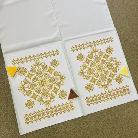 Рушник весільний золотий